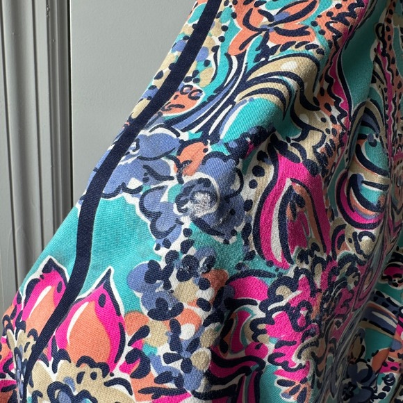 Lilly Pulitzer Francesca sheath Dress: Aqua Bait & Switch Large - Picture 5 of 12